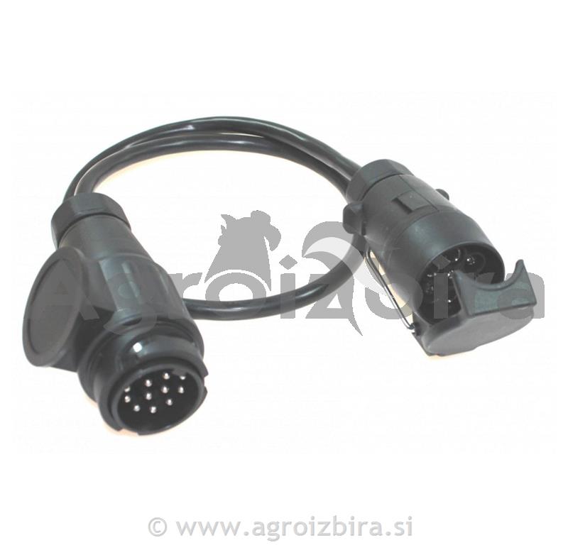 KABEL Z VTIKAČEM 13PIN IN VTIČNICO 7PIN 0,75m