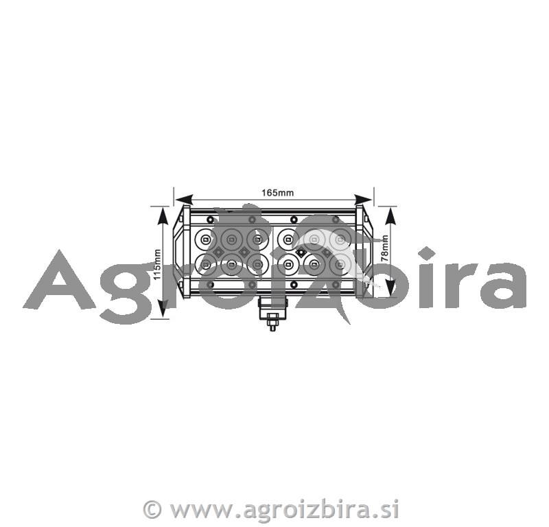LED PANEL 36W 165 mm SPOT