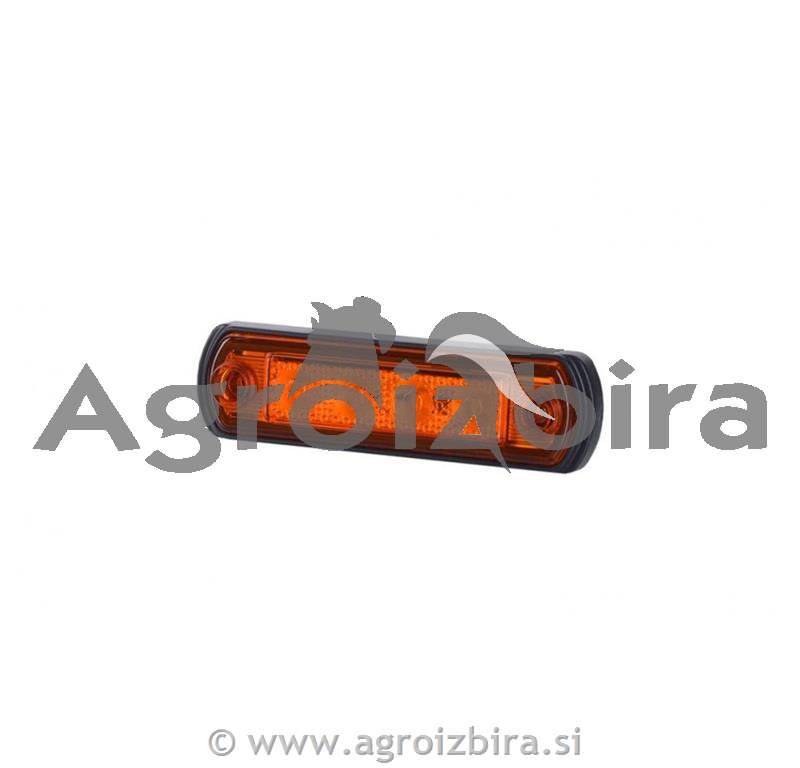 SVETILKA BOČNA LED ORANŽNA 12-24V