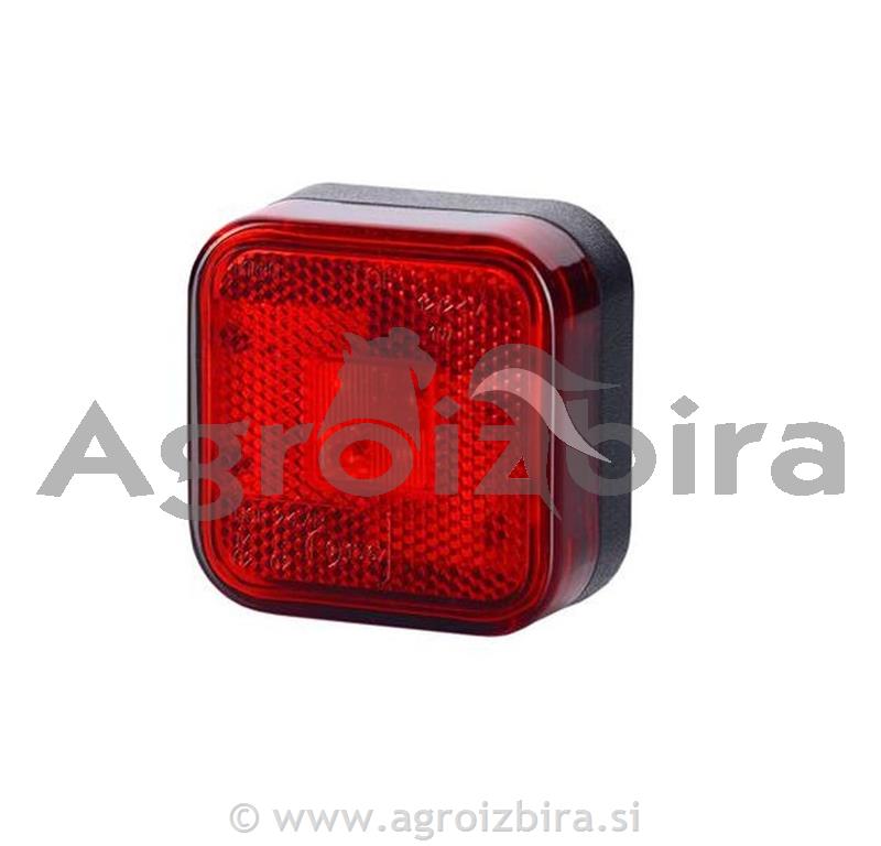 SVETILKA MARKIRNA LED RDEČA 67X67