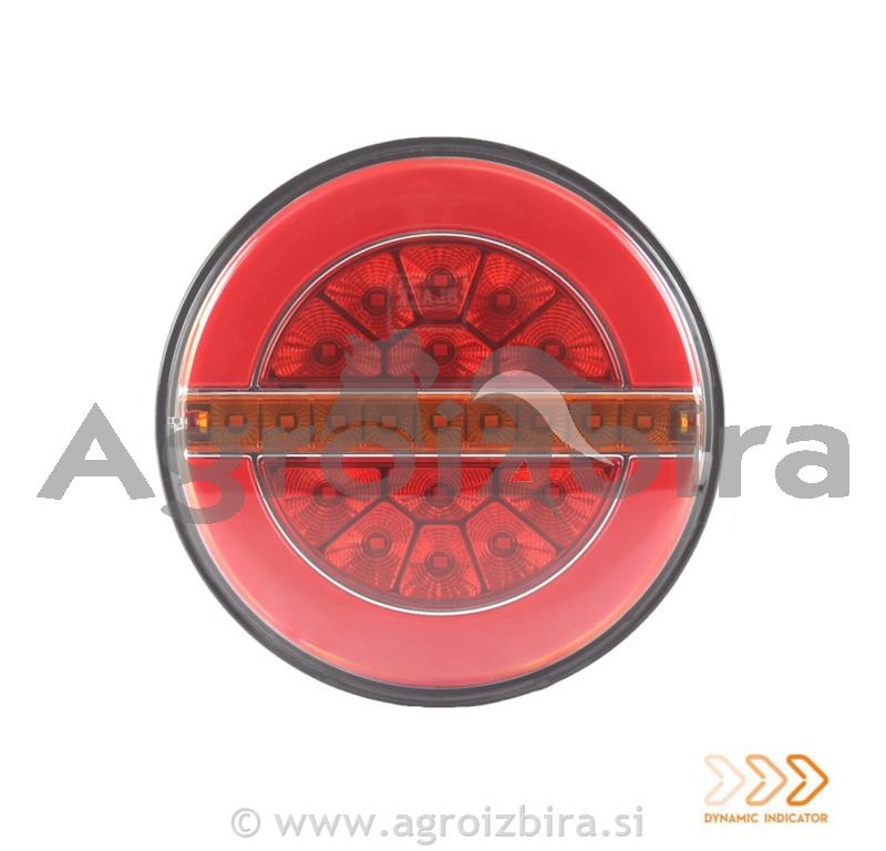 STOP SVETILKA LED OKROGLA DESNA 12V/24V