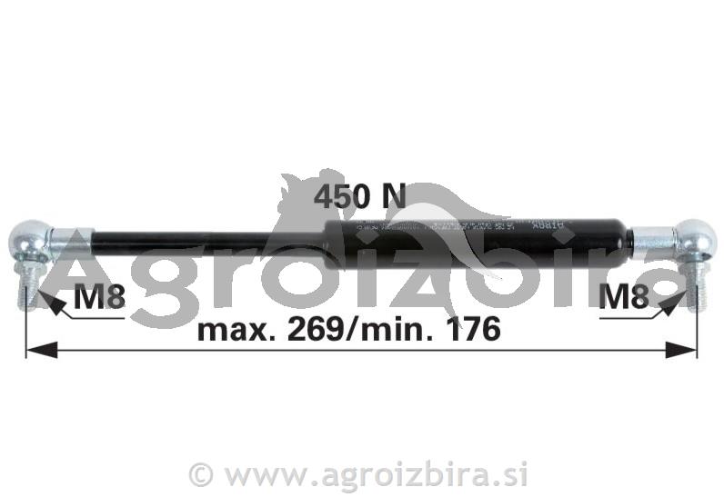 PLINSKI AMORTIZER L=275 F=450N NEW HOLLAND