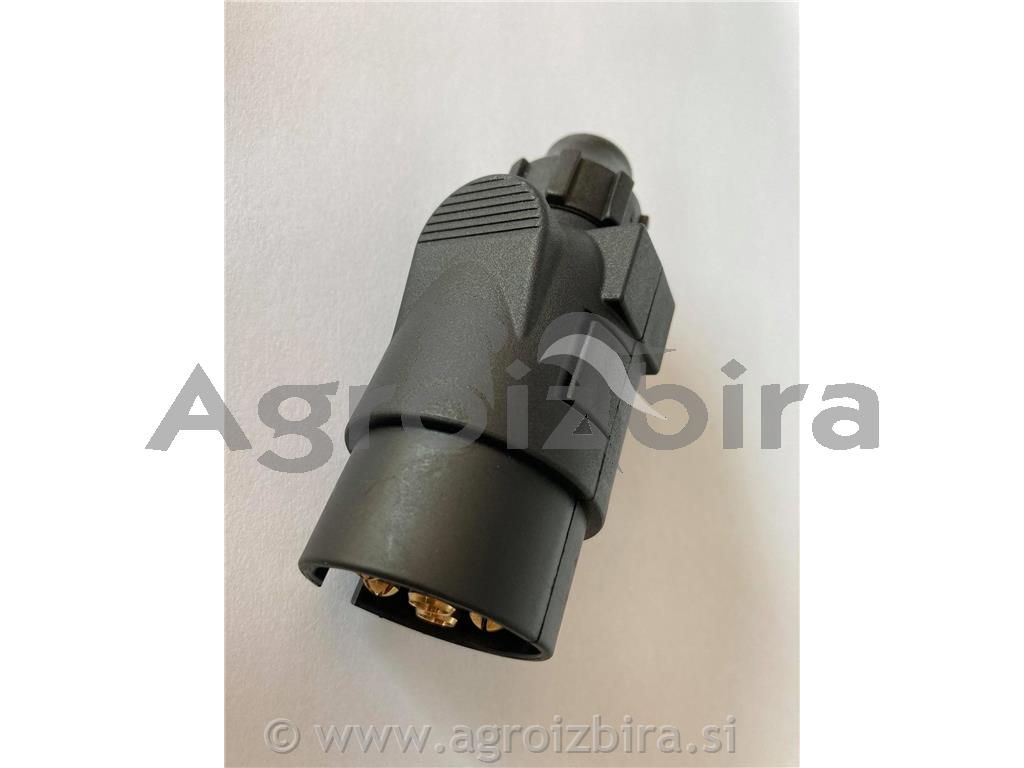 VTIKAČ 7 POLNI PVC ploščati kontakti 12V
