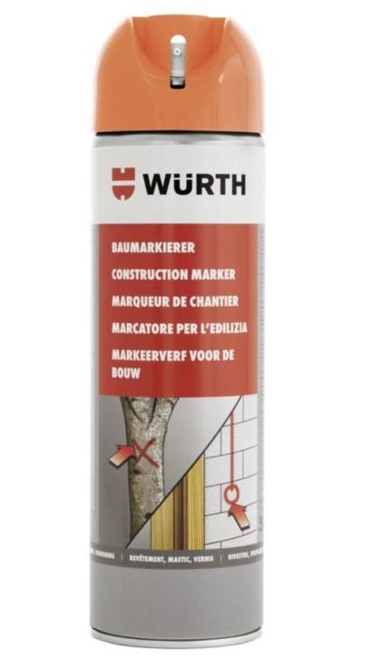 WURTH SPREJ MARKIRNI NEON ORANŽNA 500ml