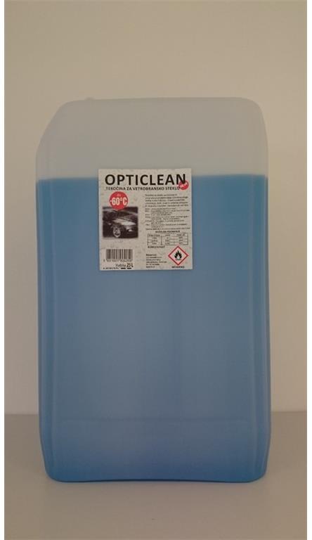 TEKOČINA ZA STEKLA OPTICLEAN -60 25L