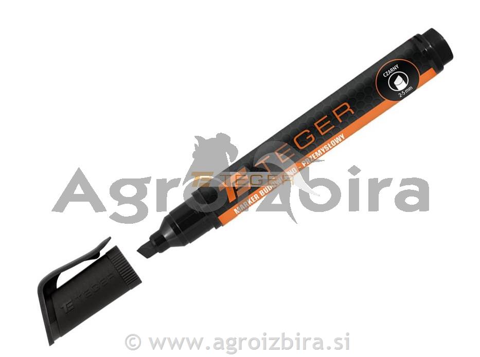 FLOMASTER ČRNI 2-5mm beton les aluminij