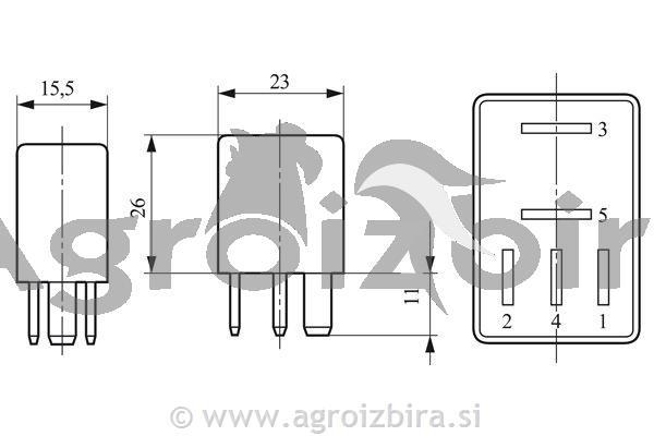 RELE BOSCH 12V