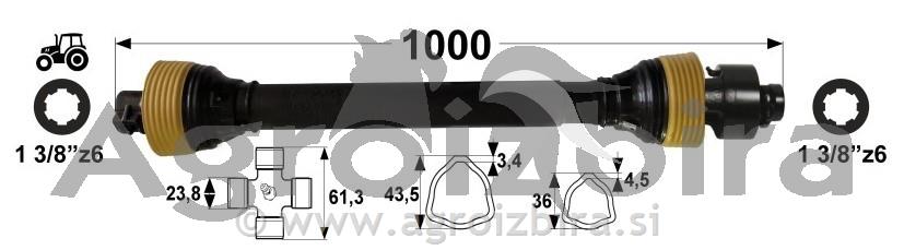 KARDAN S SKLOPKO T2 l=1000