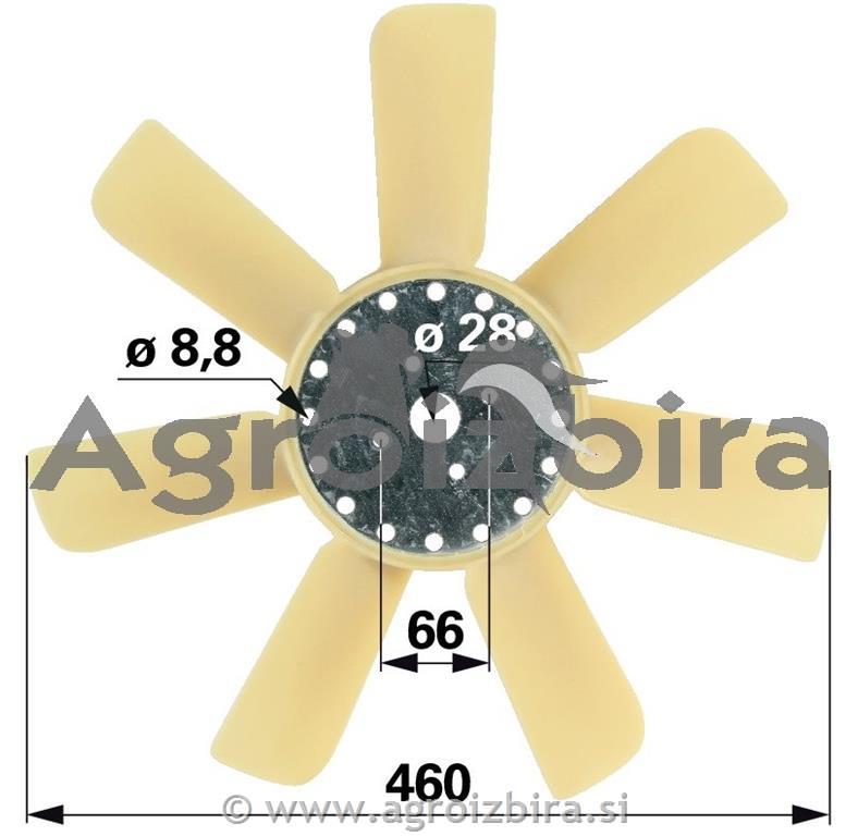 VENTILATOR MOTORJA STEYR CASE FI=460