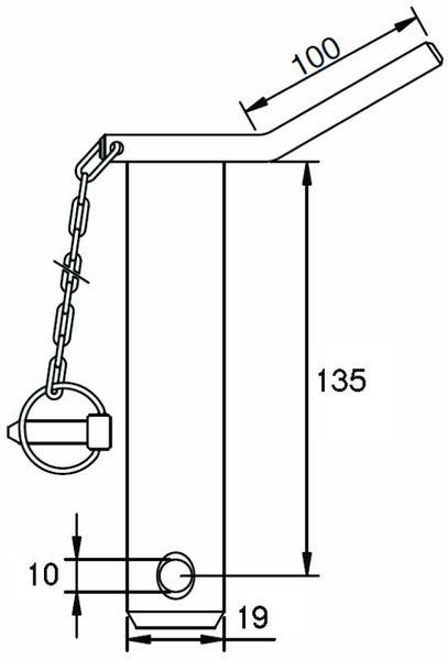 SORNIK PRIKLOPA Z ROČAJEM FI=19 L=130