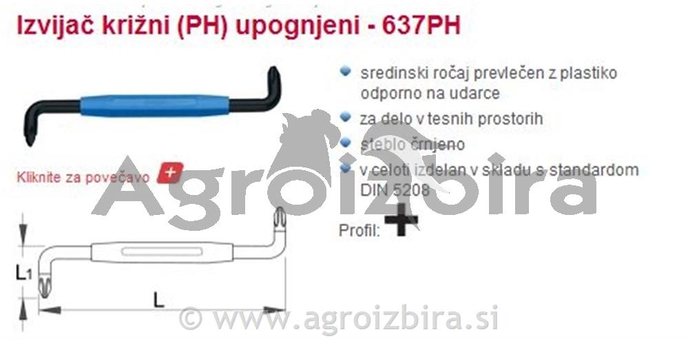 IZVIJAČ KRIŽNI UPOGNJENI