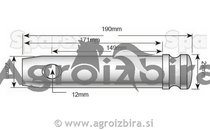 SORNIK FI=22 l=170 celotni=190mm