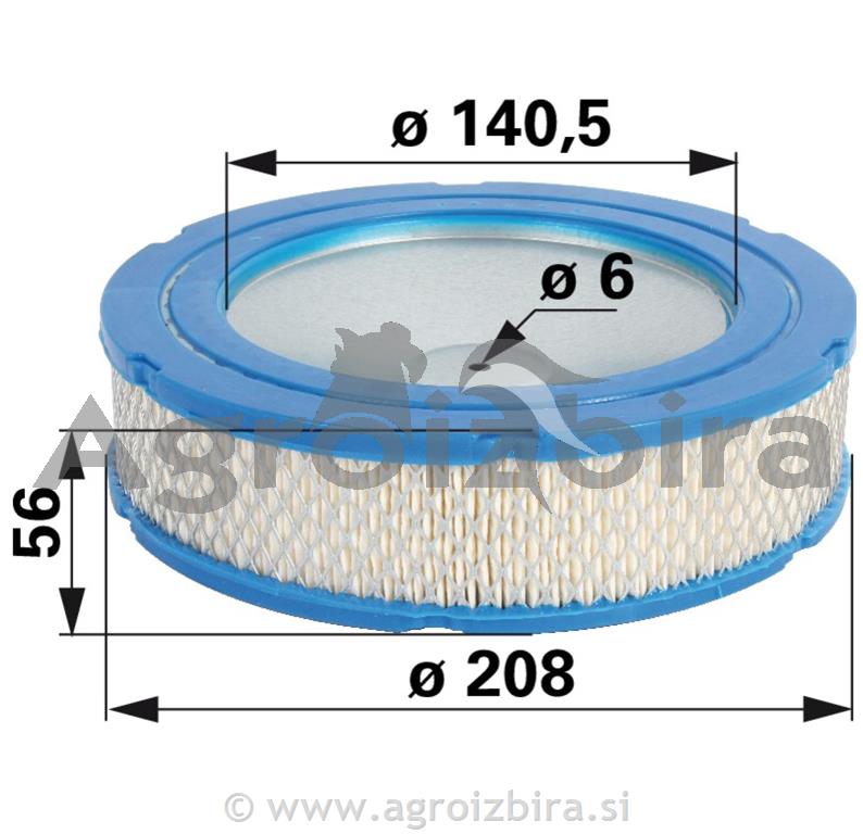 FILTER ZRAKA KAWASAKI OKROGLI