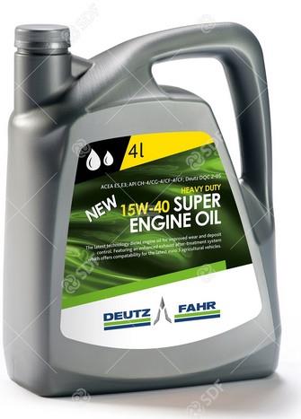 OLJE DEUTZ FAHR ENGINE 15W-40 4L