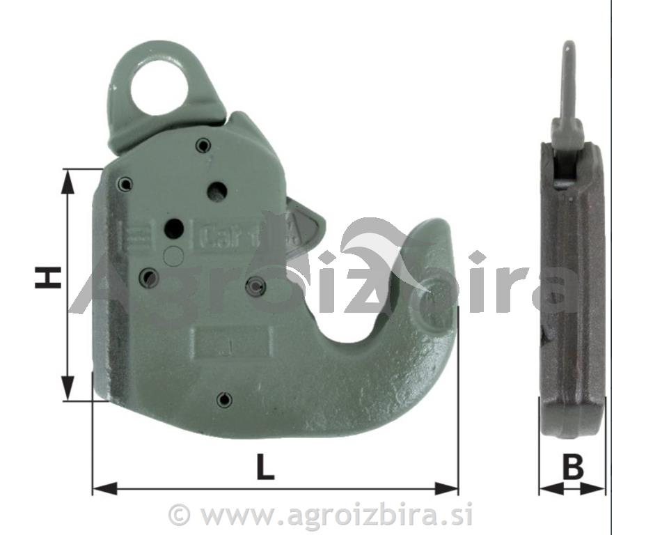 PRIKLOP HITRI ROKE HIDRAVLIKE SPODNJE Cat.2S CBM