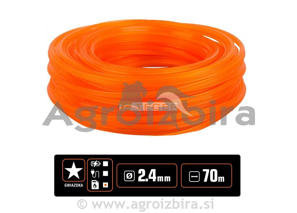 NITKA KOSILNA ZVEZDA 2.4mm 70M