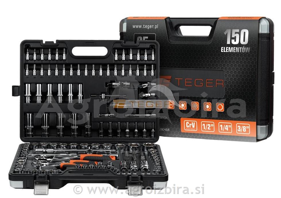 150 DELNI SET ROČNEGA ORODJA V KOVČKU