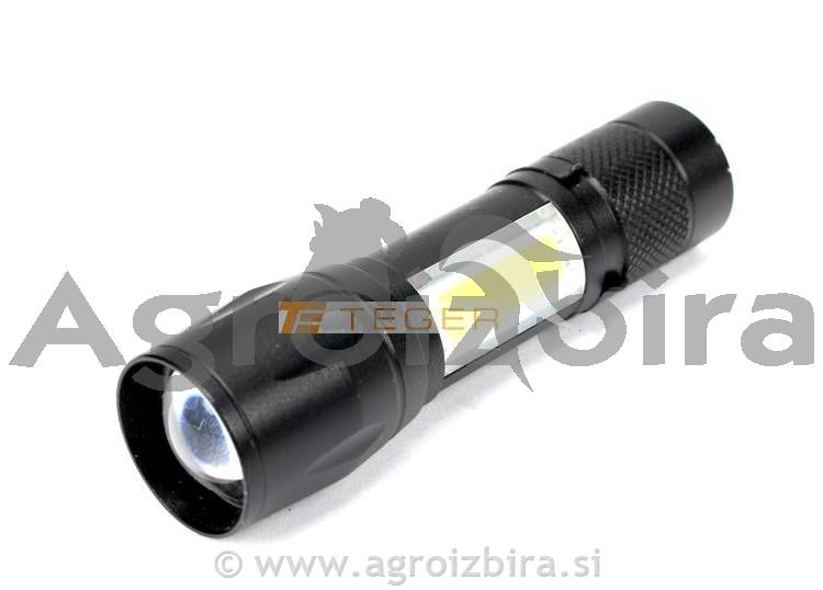 ROČNA LED SVETILKA Z USB POLNJENJEM
