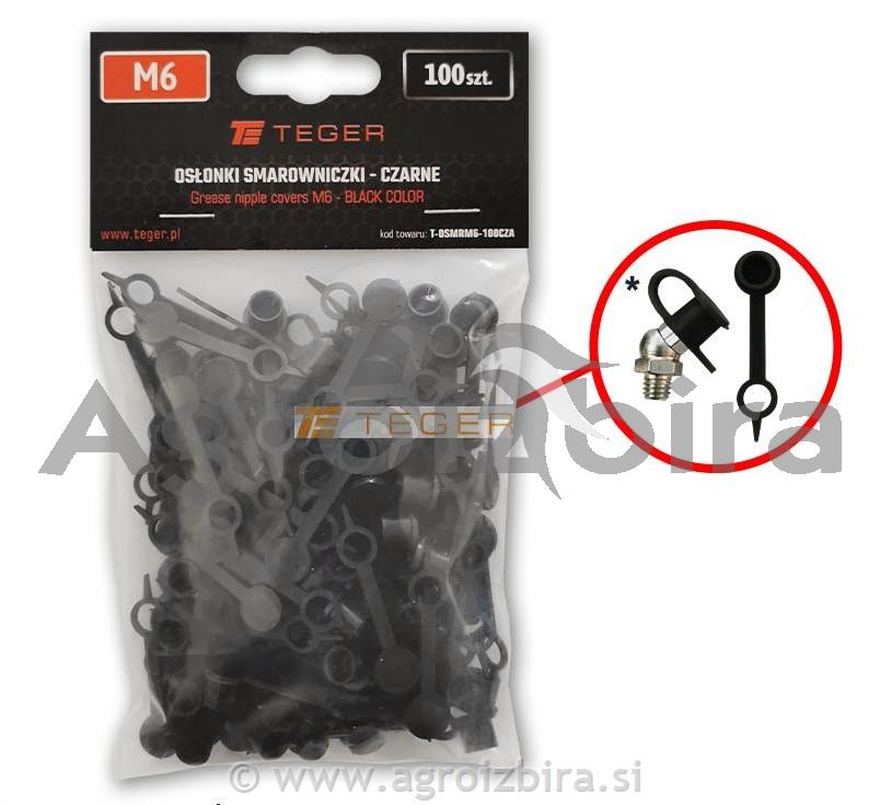 SET POKROVČKOV MAZALIC M6 ČRN 100 KOS