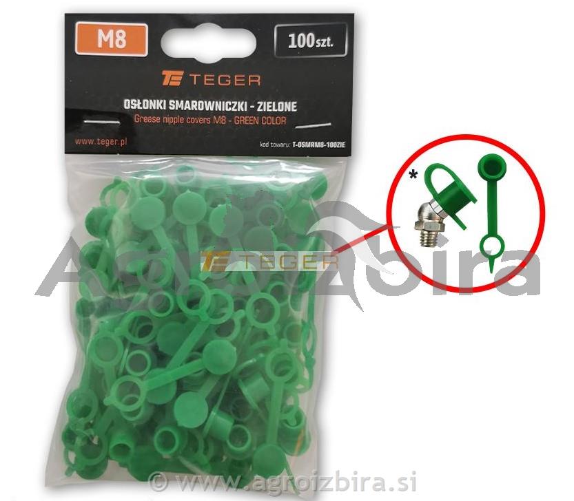 SET POKROVČKOV MAZALIC M8 ZELEN 100 KOS