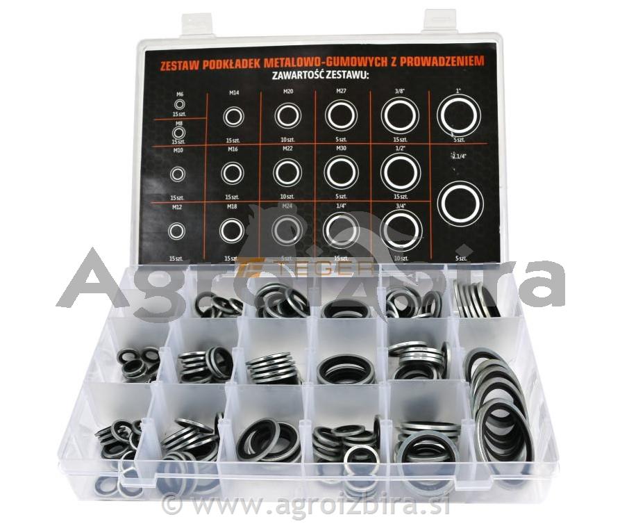SET METALNIH PODLOŽK 205 KOS