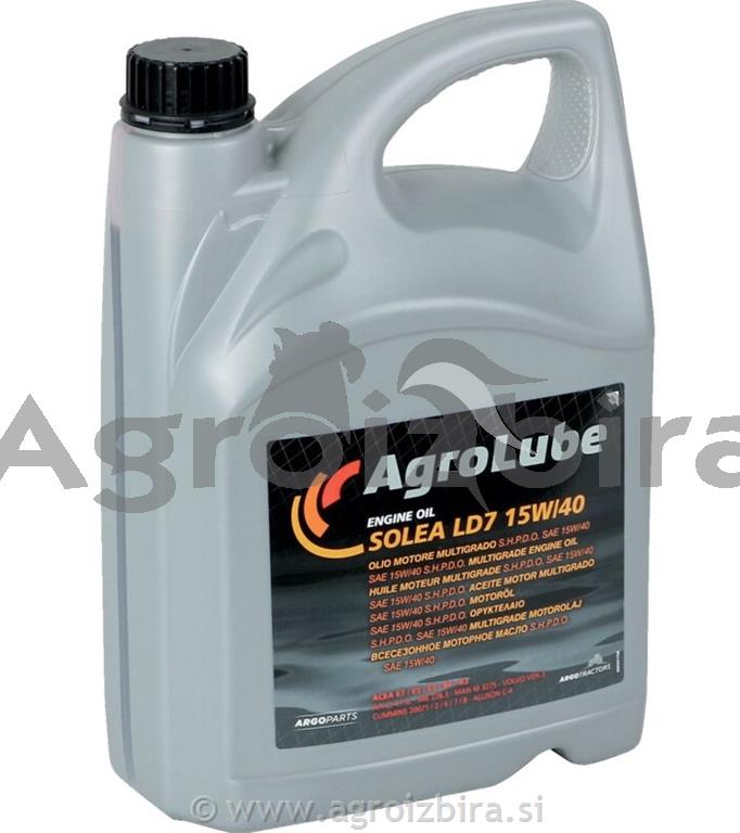 OLJE AGROLUBE SOLEA LD7 15W40 5L