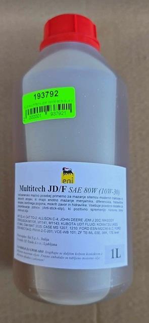 OLJE MULITITECH JD/F 10W30 BCS GL-4 1l