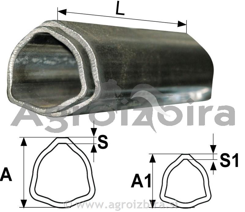 CEVI KARDANA ZUNANJA + NOTRANJA ZA SERIJO 5 L=550mm kpl SPT