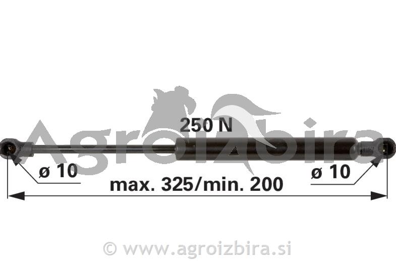 PLINSKI AMORTIZER L=325 F=250N