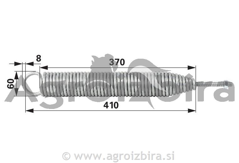 VZMET STRANICE FI=60 L=410mm
