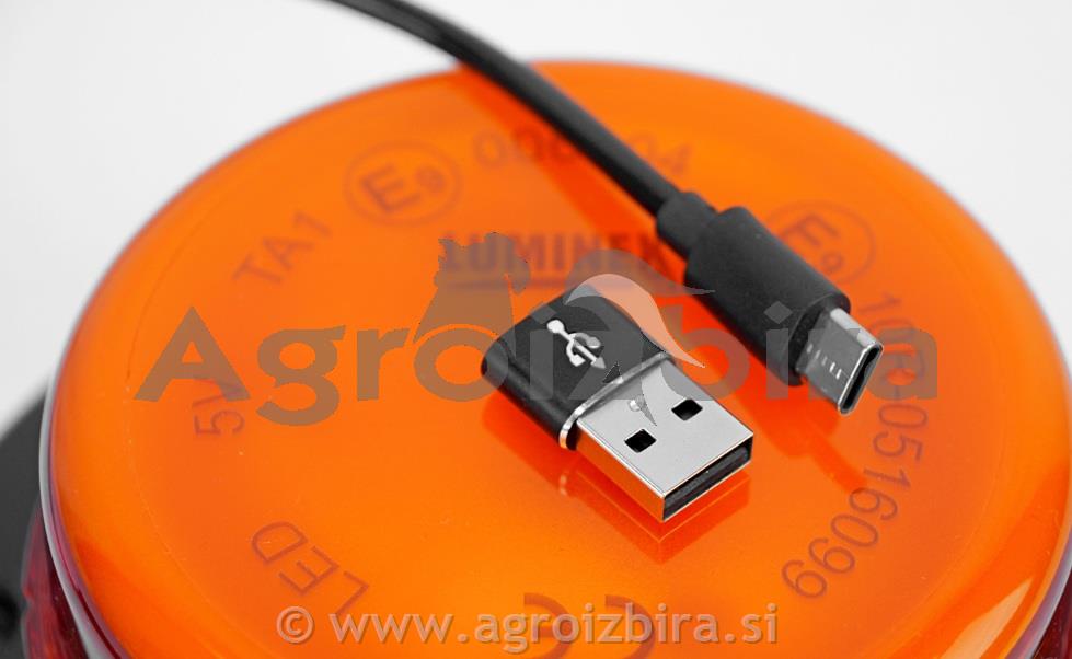 SVETILKA ROTACIJSKA LED NA USB-C KABELJ