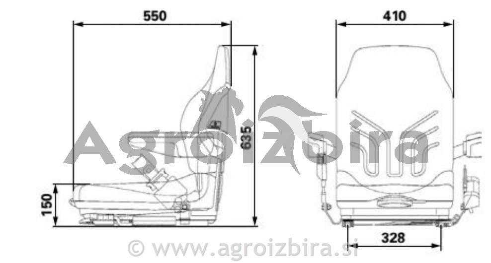 BLAZINA SEDEŽA GRAMMER