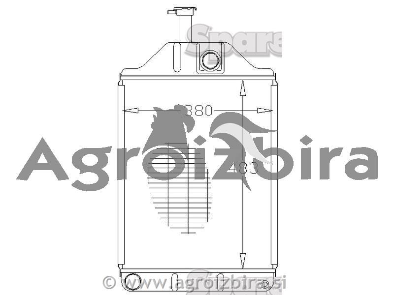 HLADILNIK VODE Massey Ferguson URSUS5314