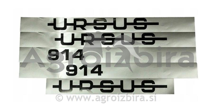 NALEPKA URSUS 914 SET