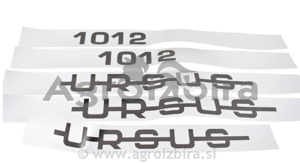 NALEPKA URSUS 1012 SET