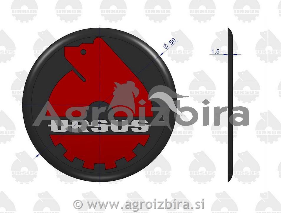 URSUS EMBLEM 3D NALEPKA