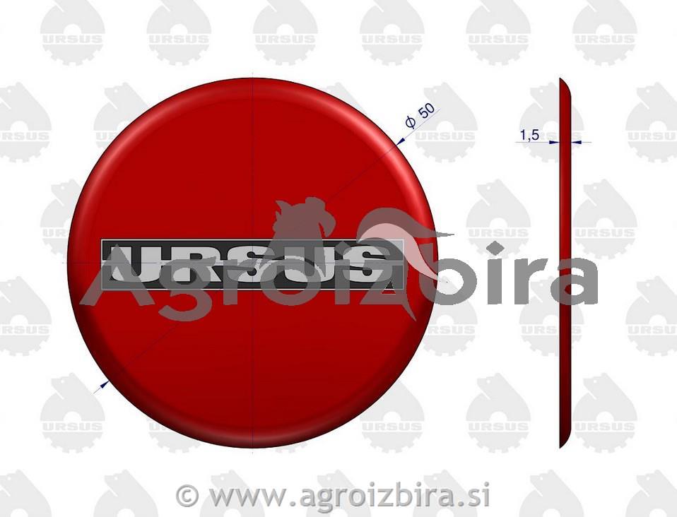 URSUS EMBLEM 3D NALEPKA