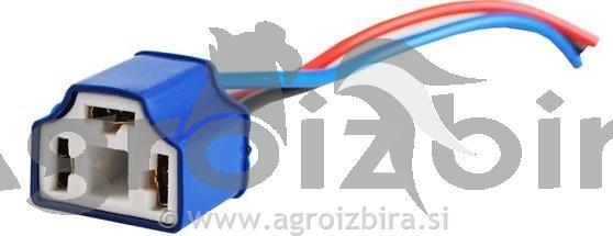 KONEKTOR ŽARNICE Z ŽICAMI - KABLOM raven (P45T)