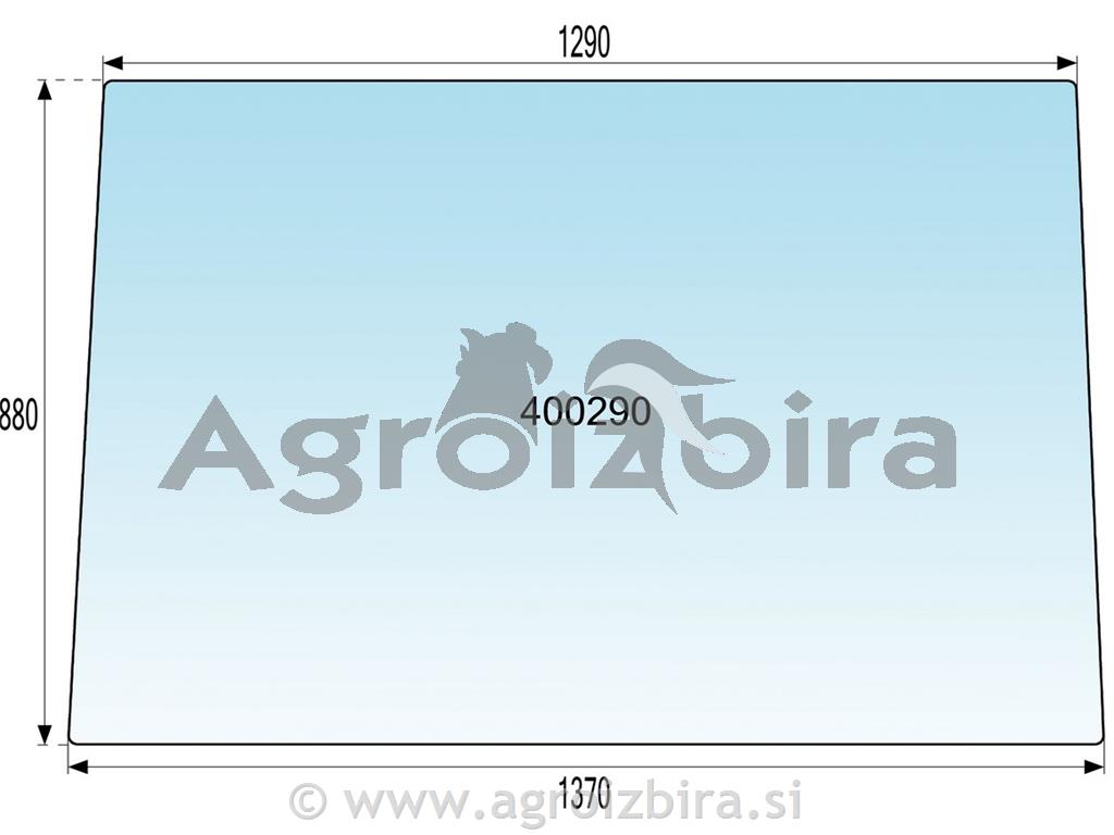 STEKLO KABINE ZETOR BK 7011 SPREDNJA
