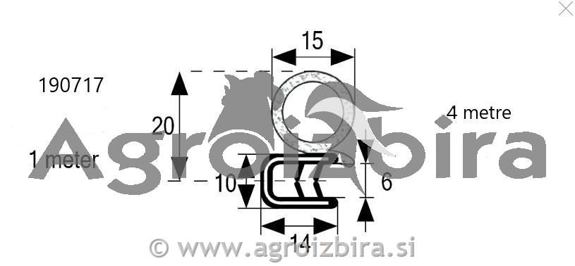 STEKLO KABINE ZETOR EURO BREZ GRETJA BK7011