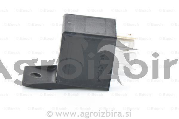 RELE BOSCH 12V 30A MEGLENKE 5 kontaktov z nosilcem BOSCH