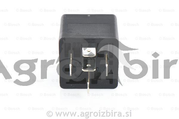 RELE BOSCH 12V 30A MEGLENKE 5 kontaktov z nosilcem BOSCH