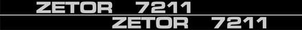 NALEPKA ''ZETOR 7211'' SET