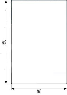 STEKLO KABINE ZADAJ zgoraj ZETOR bk5911