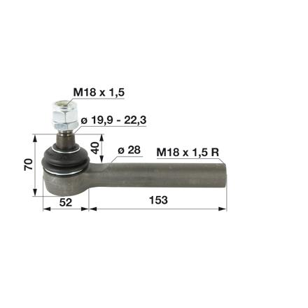 KONČNIK MF 362 L=175 MF 382 L=200