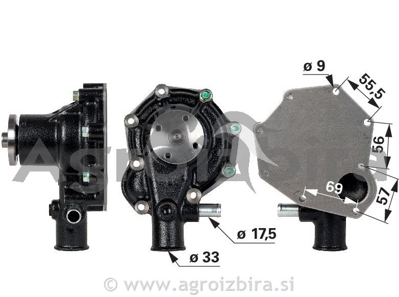 ČRPALKA VODE MCCORMICK CX-L ZG. DEL