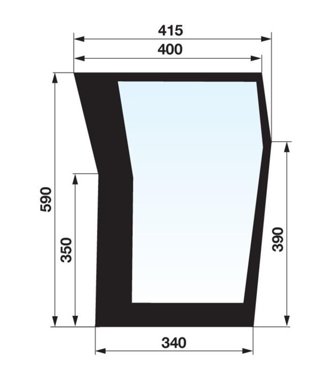 STEKLO KABINE SPREDAJ SPODAJ MF