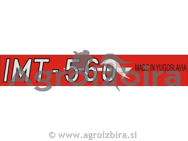 NALEPKA '' IMT 560 ''