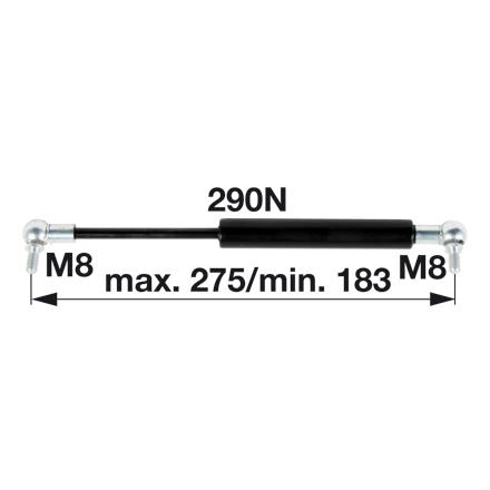PLINSKI AMORTIZER L=275 F=290 N PP MF