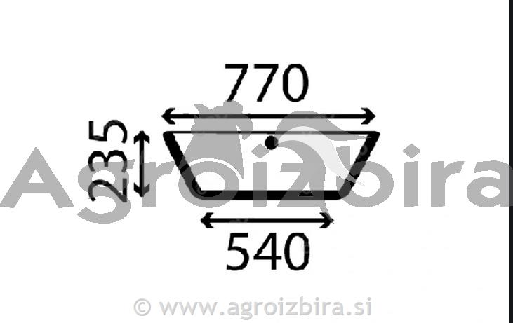 STEKLO OPAZOVALNO LANDINI / MASSEY FERGU